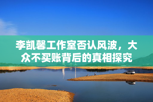 李凯馨工作室否认风波，大众不买账背后的真相探究