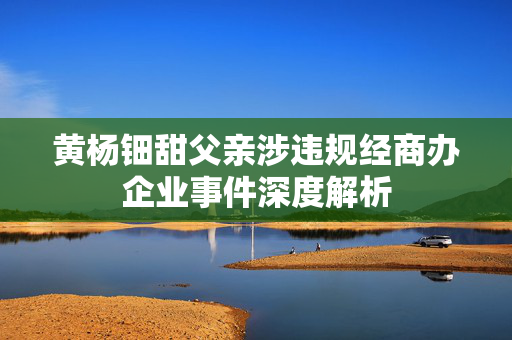 黄杨钿甜父亲涉违规经商办企业事件深度解析