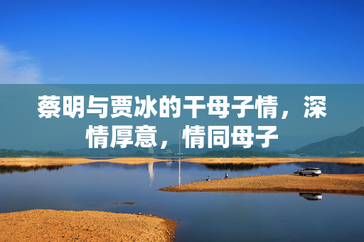 蔡明与贾冰的干母子情，深情厚意，情同母子