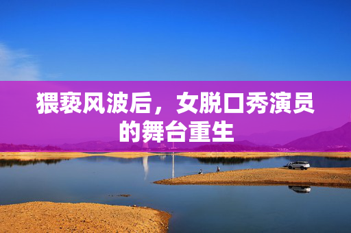 猥亵风波后，女脱口秀演员的舞台重生