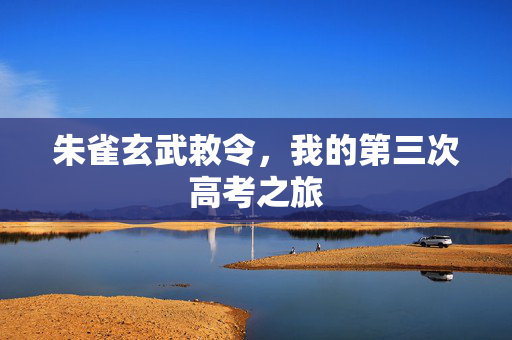 朱雀玄武敕令，我的第三次高考之旅