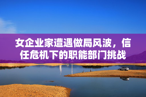 女企业家遭遇做局风波，信任危机下的职能部门挑战