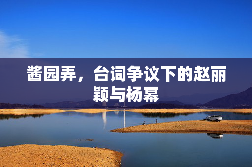 酱园弄，台词争议下的赵丽颖与杨幂