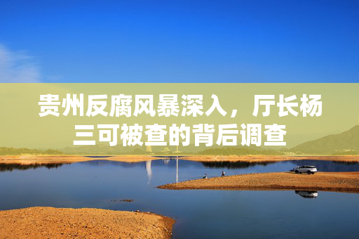 贵州反腐风暴深入，厅长杨三可被查的背后调查