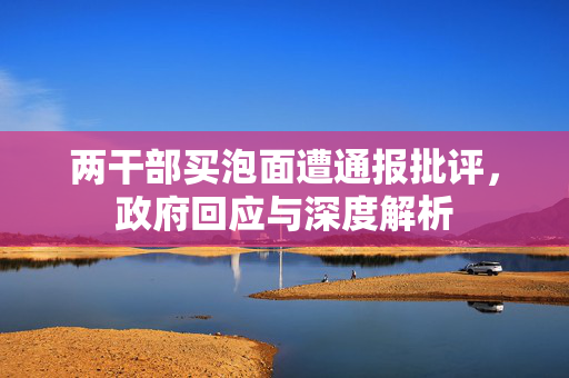 两干部买泡面遭通报批评，政府回应与深度解析