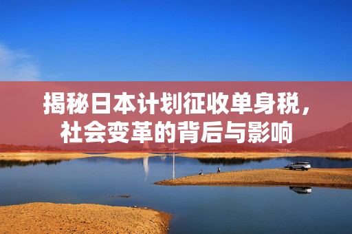 揭秘日本计划征收单身税，社会变革的背后与影响