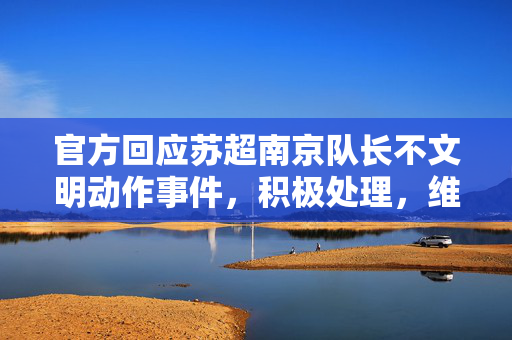 官方回应苏超南京队长不文明动作事件，积极处理，维护良好体育风尚