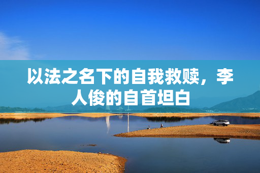 以法之名下的自我救赎，李人俊的自首坦白