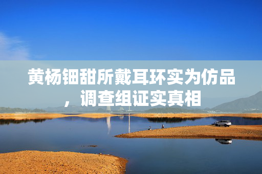 黄杨钿甜所戴耳环实为仿品，调查组证实真相