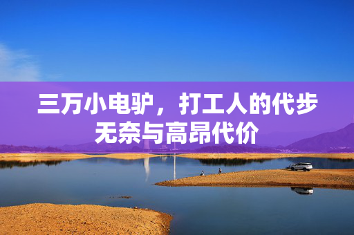 三万小电驴，打工人的代步无奈与高昂代价