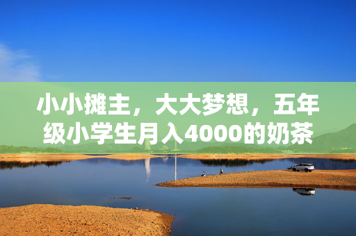 小小摊主，大大梦想，五年级小学生月入4000的奶茶奇缘