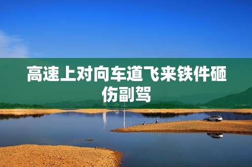 高速上对向车道飞来铁件砸伤副驾