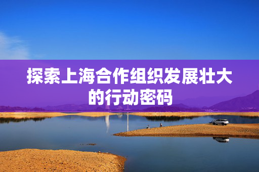 探索上海合作组织发展壮大的行动密码