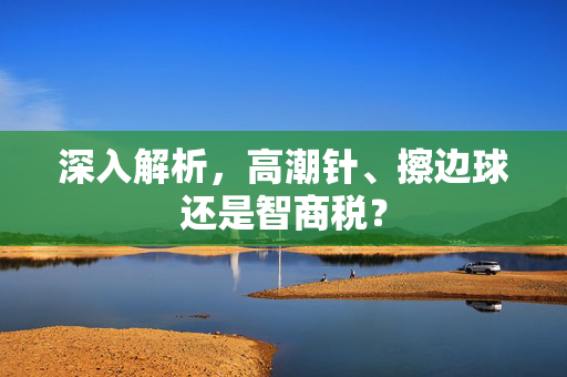 深入解析，高潮针、擦边球还是智商税？