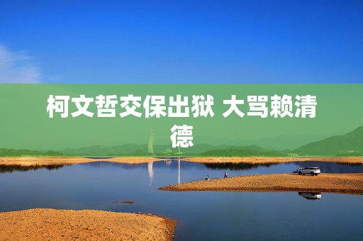 柯文哲交保出狱 大骂赖清德