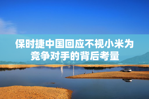 保时捷中国回应不视小米为竞争对手的背后考量
