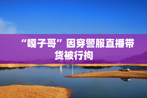 “嘎子哥”因穿警服直播带货被行拘