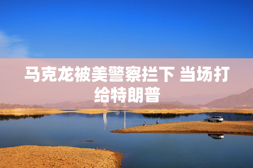 马克龙被美警察拦下 当场打给特朗普