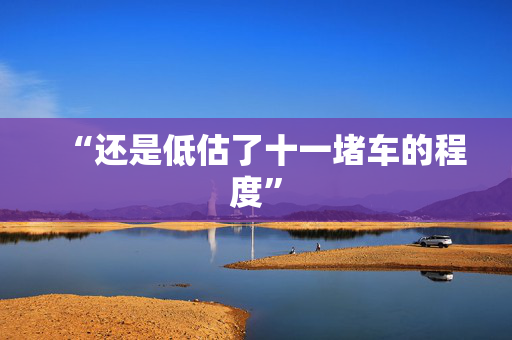 “还是低估了十一堵车的程度”