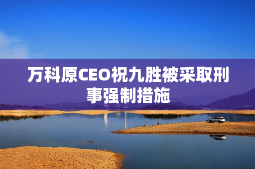 万科原CEO祝九胜被采取刑事强制措施
