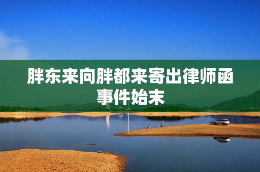 胖东来向胖都来寄出律师函事件始末