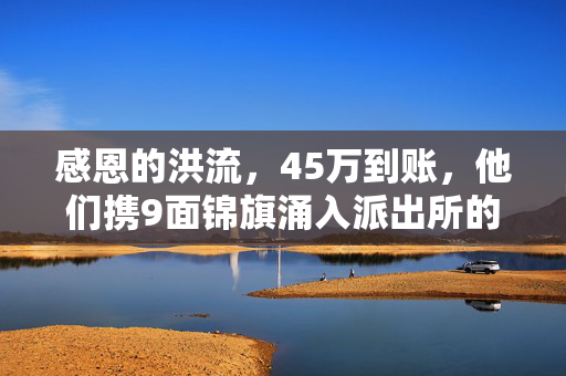 感恩的洪流，45万到账，他们携9面锦旗涌入派出所的温暖故事