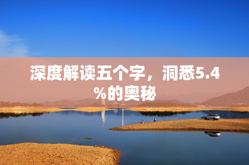 深度解读五个字，洞悉5.4%的奥秘
